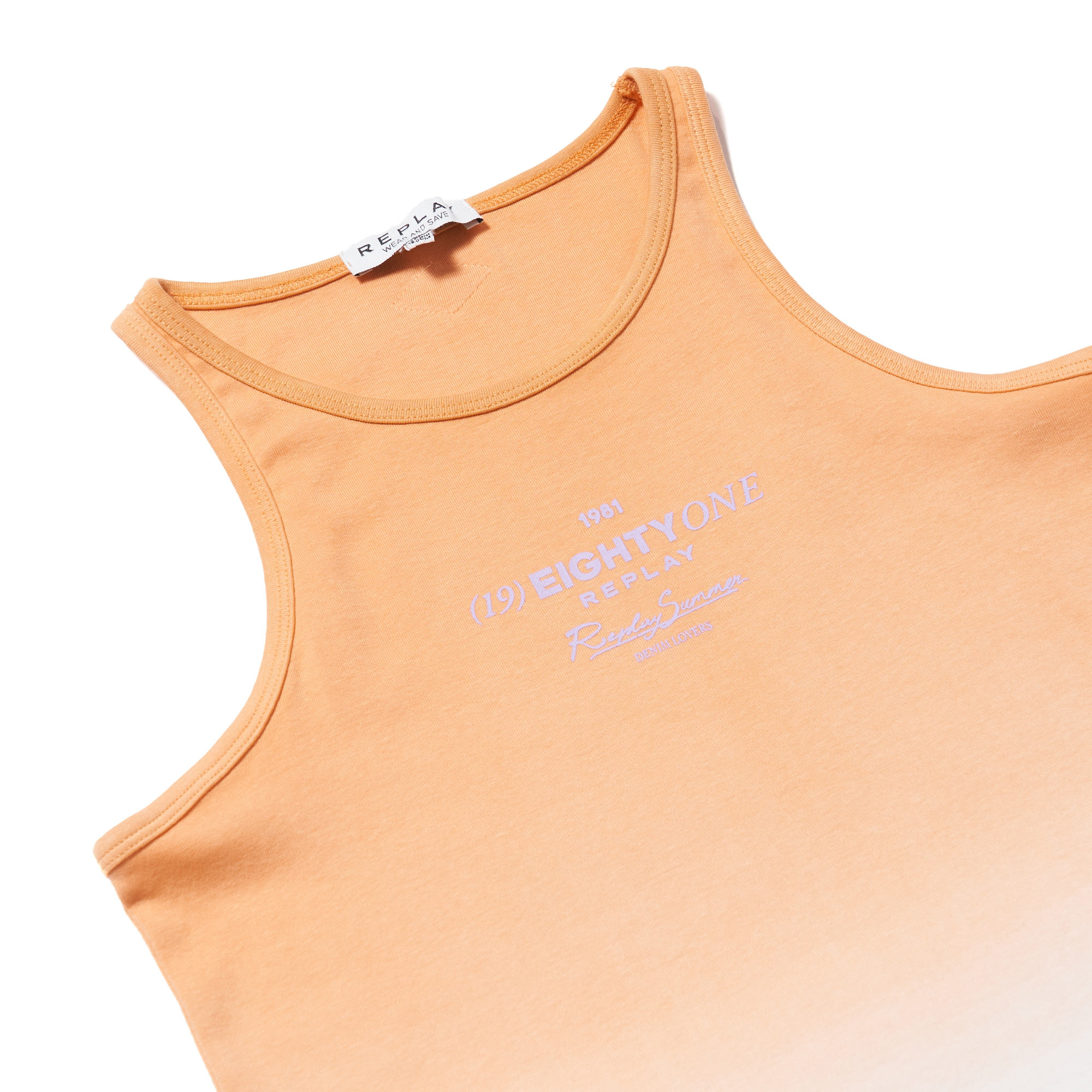 オーガニックリブコットンドレス 詳細画像 パパイヤ 3